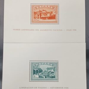 EDIFIL 836/37 *. I ANIVERSARIO ALZAMIENTO NACIONAL. VALOR CATÁLOGO 70 €