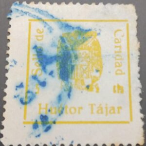 HUETOR TÁJAR ( GRANADA ) EDIFIL 34 US 5 CTS AMARILLO CARIDAD