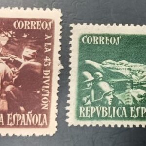 EDIFIL 787/88. BONITA SERIE COMPLETA 43 DIVISIÓN DENTADA. CATÁLOGO 40 €