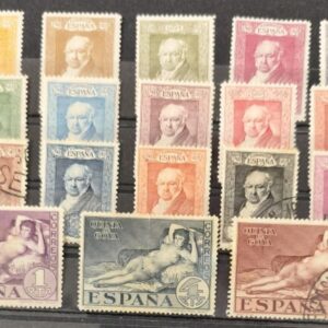 EDIFIL 499/516 */US " GOYA". VALOR DE CATÁLOGO 50 €