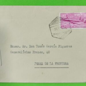 1957.- TETUAN (MARRUECOS) A JEREZ DE LA FRONTERA (CÁDIZ)