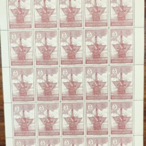 EDIFIL 534 **. 5 CTS LILA ROJO DESCUBRIMIENTO DE AMERICA. CATÁLOGO + 50€