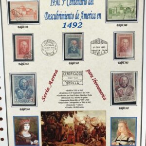 EDIFIL 559/565 US DESCUBRIMIENTO DE AMERICA. CATÁLOGO 25 €