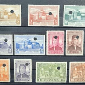 EDIFIL 547MTB/558MTB ** DESCUBRIMIENTO DE AMÉRICA TALADRO EN CADA SELLO. CATÁLOGO 65 €