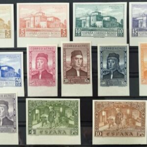 EDIFIL 547s/58s ** DESCUBRIMIENTO DE AMÉRICA SIN DENTAR. CATÁLOGO 280 €