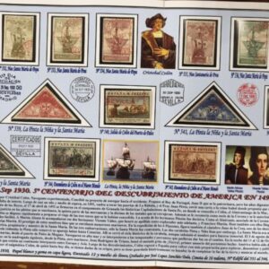 EDIFIL 531/546 ** DESCUBRIMIENTO DE AMERICA. VALOR CATÁLOGO 110 €