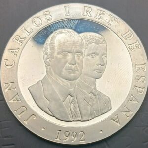 AÑO 1992.  2000 PTAS PLATA  XXV OLIMPIADA DE BARCELONA. ATLETISMO. PESO 27 GR