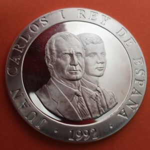 AÑO 1992. 2.000 PTAS PLATA " XXV OLIMPIADA DE BARCELONA ". PESO 27 GR