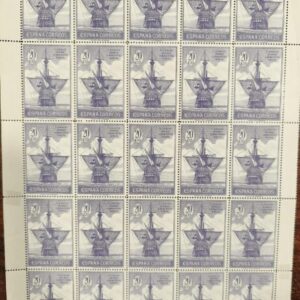 EDIFIL 538 ** 20 CTS VIOLETA DESCUBRIMIENTO DE AMÉRICA. CATÁLOGO 62,50€