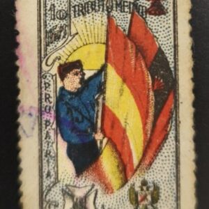 MÁLAGA. EDIFIL 27 US. 10 CTS TRIBUTO MÉDICO.