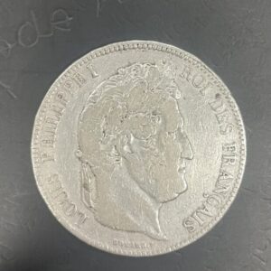 FRANCIA. AÑO 1835. 5 FRANCOS PLATA LUIS FELIPE. PESO 24,7 GR