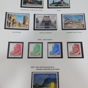 AÑO 2012. COLECCIÓN COMPLETA DE SELLOS. HOJAS BLOQUE Y CARNETS. CATÁLOGO 246 €