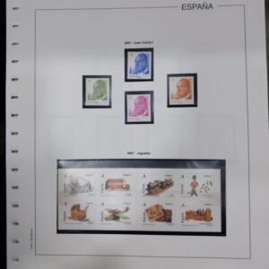 AÑO 2007. COLECCION COMPLETA SELLOS, HB Y CARNETS. VALOR CATÁLOGO 193 €