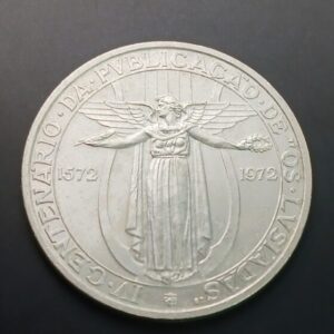 PORTUGAL. AÑO 1972. 50 ESCUDOS PLATA " 400 ANIVERSARIO DE OS LUSIADAS ". PESO 18 GR
