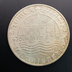 PORTUGAL. AÑO 1970. 50 ESCUDOS PLATA " 500 ANIVERSARIO DEL DESCUBRIMIENTO ". PESO 18 GR