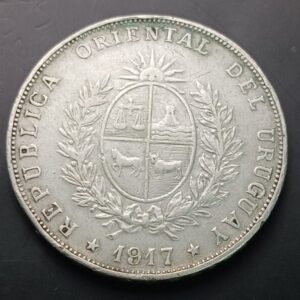 URUGUAY. AÑO 1917. UN PESO PLATA " ARTIGAS ". PESO