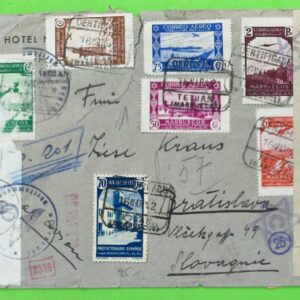 1942.- TETUAN (MARRUECOS) A ESLOVAQUIA.