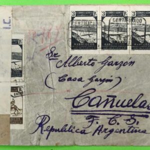 1942.-TETUAN (MARRUECOS) A CAÑUELAS (ARGENTINA).