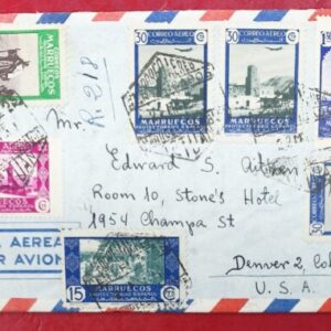 1950.- TETUAN (MARRUECOS) A DENVER (EEUU).