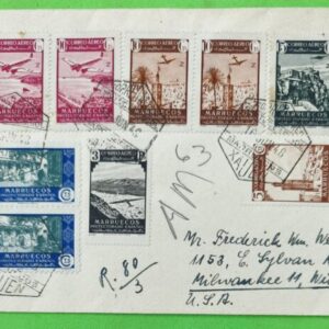 1948.- XAUEN (MARRUECOS) A MILWANKEE (EEUU).