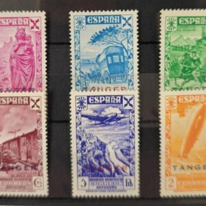 EDIFIL 17/22 ** Hª DEL CORREO. VALOR DE CATÁLOGO 88 €