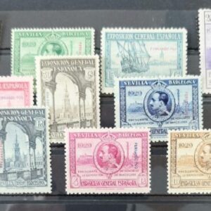 EDIFIL 168/78 ** SEVILLA/ BARCELONA. VALOR CATÁLOGO 165 €