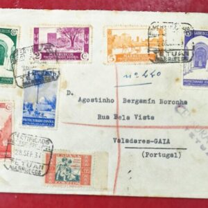 1937.- TETUAN (MARRUECOS) A VALADARES (PORTUGAL)