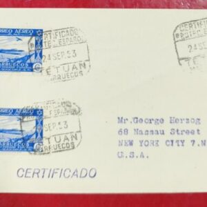 1953.- TETUAN (MARRUECOS) /NUEVA YORK (EEUU).