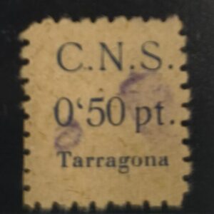 TARRAGONA. EDIFIL N/C *. 0,50 PT C.N.S