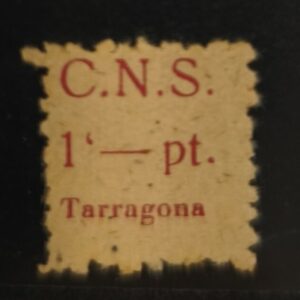 TARRAGONA. EDIFIL 15 *. 1 PT ROJO C.N.S