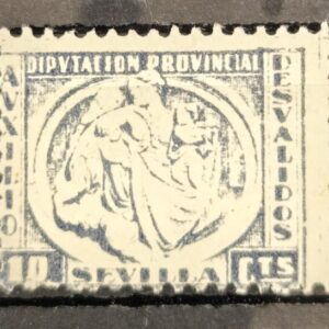 SEVILLA. EDIFIL NO CATALOGADO. 10 CTS GRIS AUXILIO DESVALIDOS.