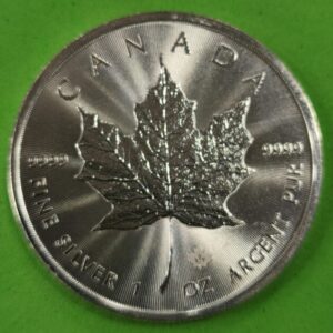 CANADA. 5 DOLLARS PLATA (ONZA 999). PESO 31,10 GR