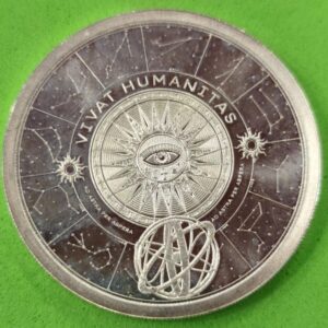 TOKELAU. AÑO 2024. 5 DOLLARS PLATA (ONZA) VIVAT HUMANITAS. PESO 31,2 GR