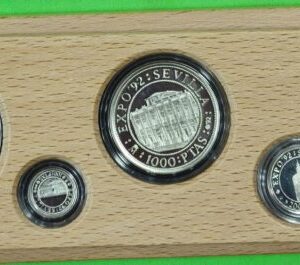 AÑO 1992. IV SERIE EN PLATA V CENTENARIO DESCUBRIMIENTO DE AMERICA