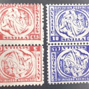 EDIFIL 25ii9/31ii9. PAREJAS DE 54 Y 10 CTS. AUXILIO A DESVALIDOS