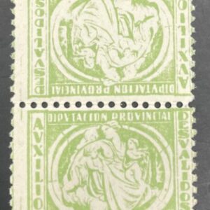 SEVILLA. EDIFIL 32 *. 25 CTS VERDE AUXILIO A DESVALIDOS.