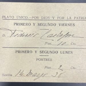 SEVILLA. EDIFIL N/C. 2 PTAS NEGRO PLATO UNICO