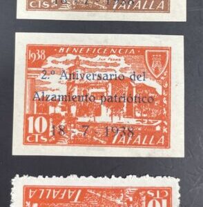 TAFALLA. EDFIFL 17 * - 18 * - 18 Hi*. "2º ANIVERSARIO DEL ALANZAMIENTO NACIONAL.