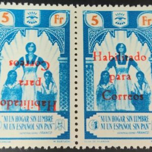 TETUAN EDIFIL 17 *, 5 FR AZUL AUXILIO SOCIAL.