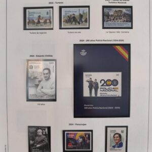 AÑO 2024. COLECCION COMPLETA DE SELLOS, HOJAS BLOQUES Y CARNETS. VALOR CATÁLOGO 469,50 €