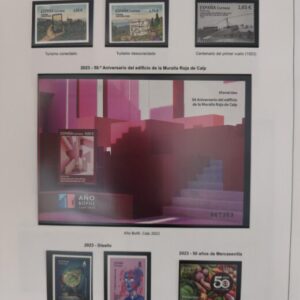 AÑO 2023. COLECCION COMPLETA DE SELLO,HOJAS BLOQUES Y CARNETS. VALOR  CATÁLOGO 469,50€
