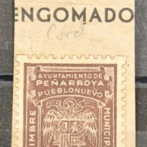 PEÑARROYA-PUEBLONUEVO (CÓRDOBA). 10 CTS CASTÑO TIMBRE MUNICIPAL.