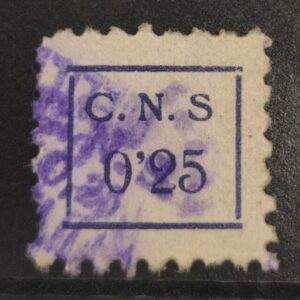 MELILLA. EDIFIL N/C. 0.25 NEGRO C.N.S