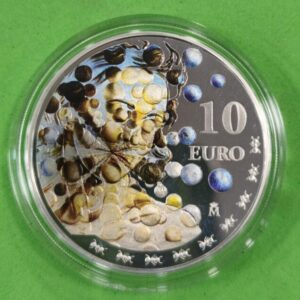 AÑO 2021. 10 EUROS PLATA SALVADOR DALI. PESO 27 GR