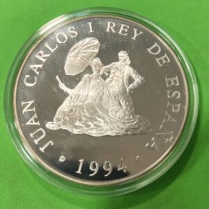 AÑO 1994. 10.000 PTAS PLATA CULTURA Y NATURALEZA. PESO 168,75 GR