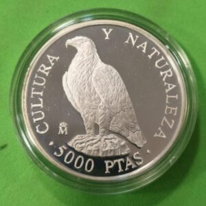 AÑO 1994. 5000 PTAS CULTURA Y NATURALEZA. PESO 54 GR