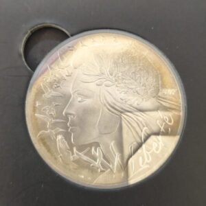 FRANCIA. AÑO 2017. 100 EUROS PLATA MARIANNE. PESO 50 GR