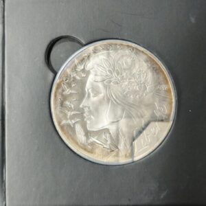 FRANCIA. AÑO 1917. 100 EUROS PLATA MARIANNE. PESO 50 GR