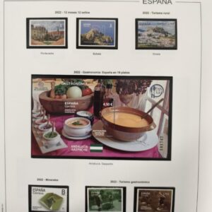 AÑO 2022.COLECCION COMPLETA DE SELLOS, HB Y CARNETS. CATÁLOGO 475,20€
