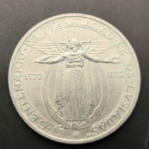 PORTUGAL.AÑO 1972 50 ESCUDOS PLATA (650) " 400 ANIVERSARIO DE OS LUSIADAS ". PESO 18 GR